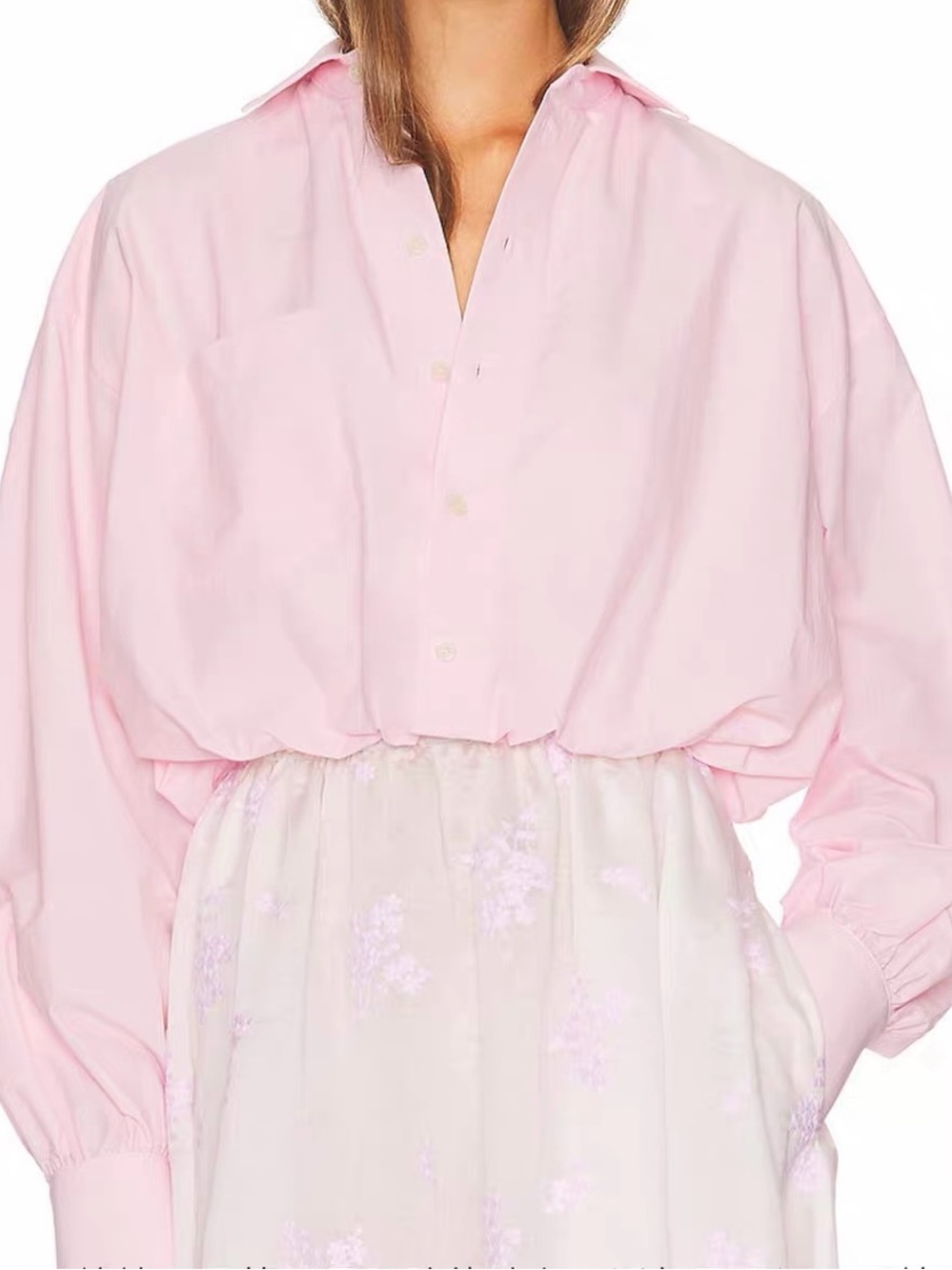 Bubble Shirt in Tech Poplin - Brand New / US6